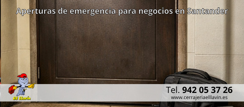 Aperturas de emergencia para negocios en Santander