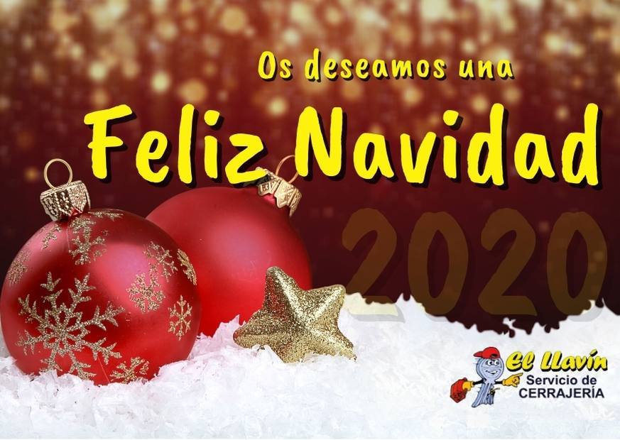 Un deseo de feliz Navidad 2020 para Santander desde Cerrajería El Llavin